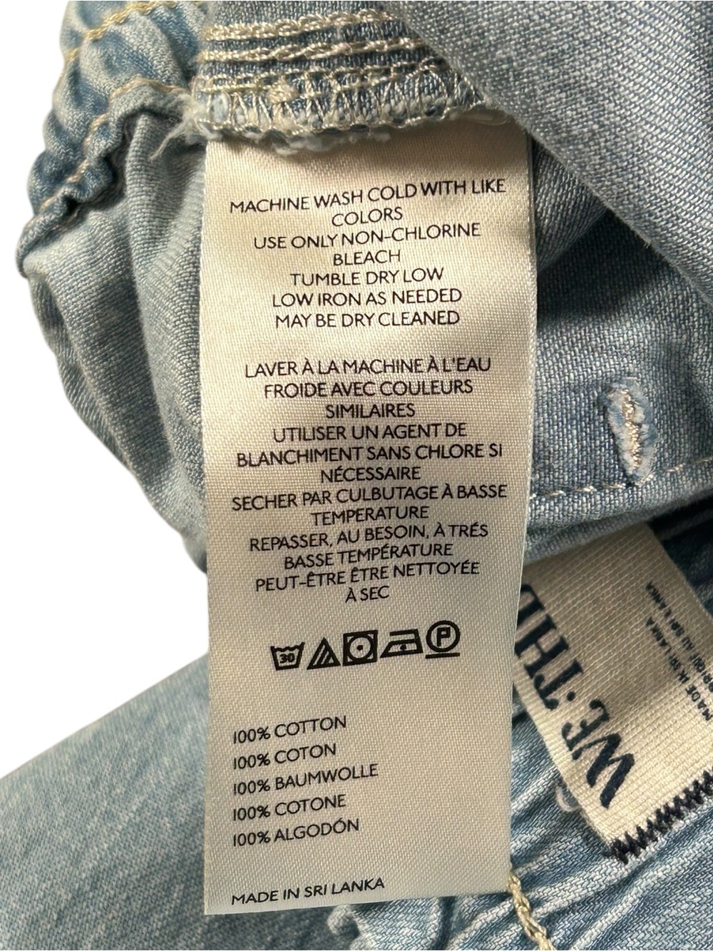 WE THE FREE Chambray Culotte Jeans Wide Leg Cropped Paperbag Waist XS
Boho - Picture 7 of 13